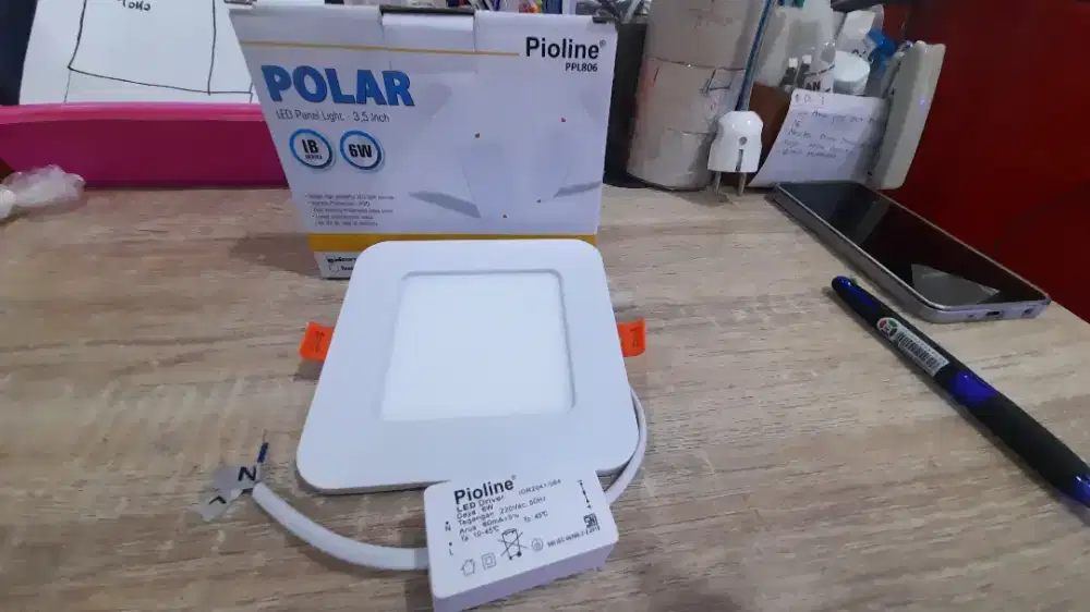 Lampu Downlight LED Panel Pioline Polar 6 Watt 3.5 Inch Inbow Slim