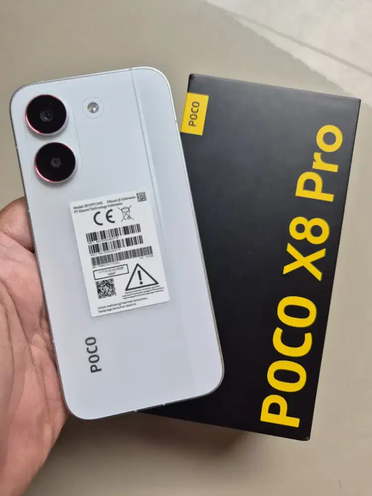 (3 Minggu Pakai) 12/512 Poco X8 PRO Like New