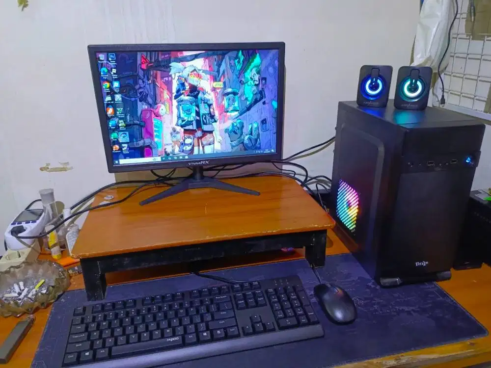 PC Rakitan core i5 fullset kondisi baru cocok untuk kantor, sekolahan