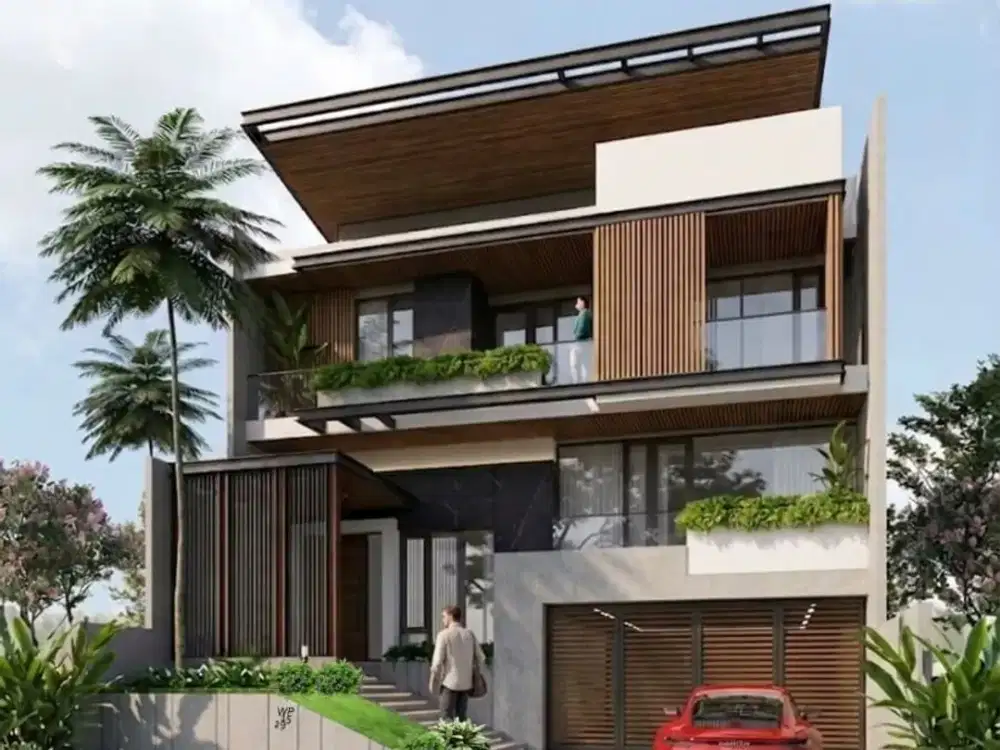 Rumah Dijual CitraLand Waterfront  Modern Minimalist 2,5 Lantai Split Level