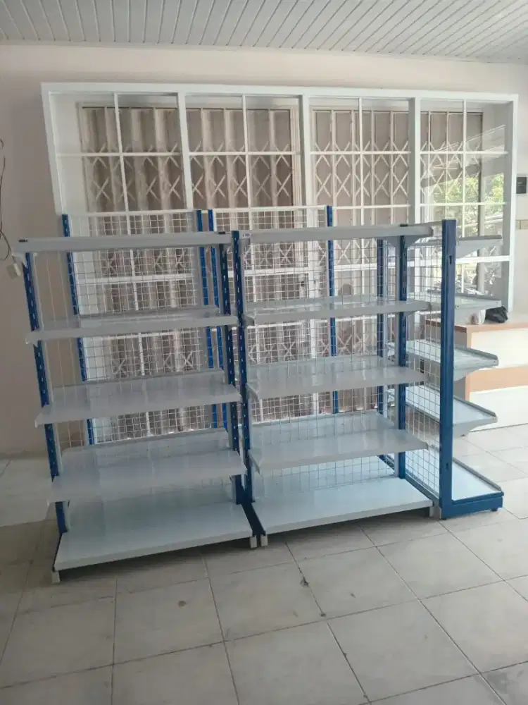 Rak Double dan Rak End 170 cm BIRU