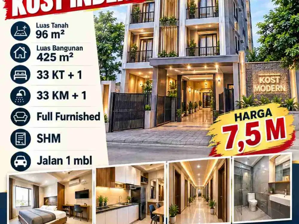 DIJUAL KOST INDENT CANTIK