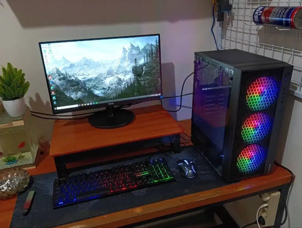 Rakitan PC RYZEN 5 fullset kondisi BARU Free ongkir BJM