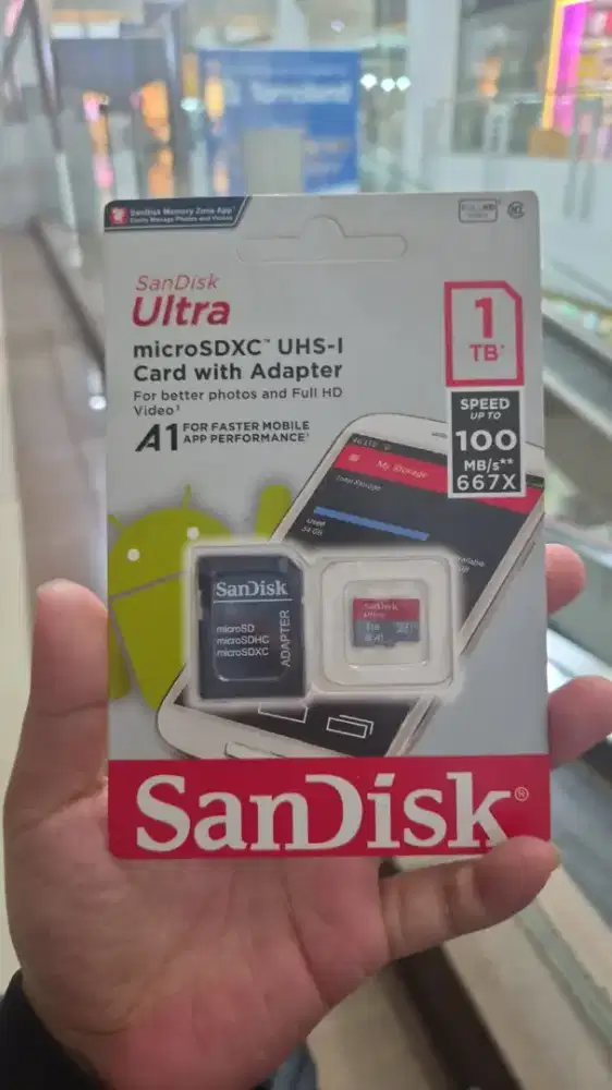 Micro Sd Sandisk baru dan segel 1TB