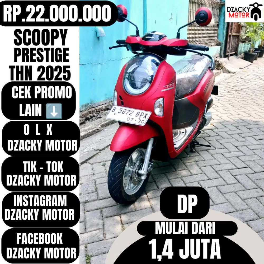 SCOOPY PRESTIGE 2025 SECOND LIKE NEW