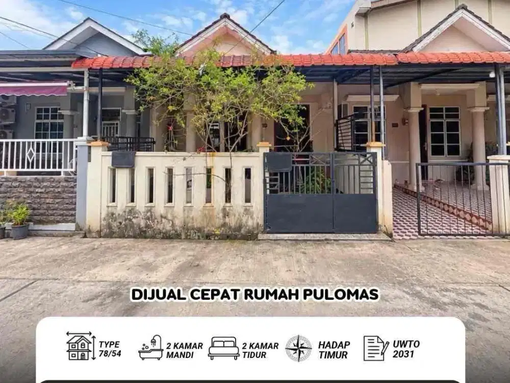 Dijual Cepat Rumah Pulomas - Batam Center