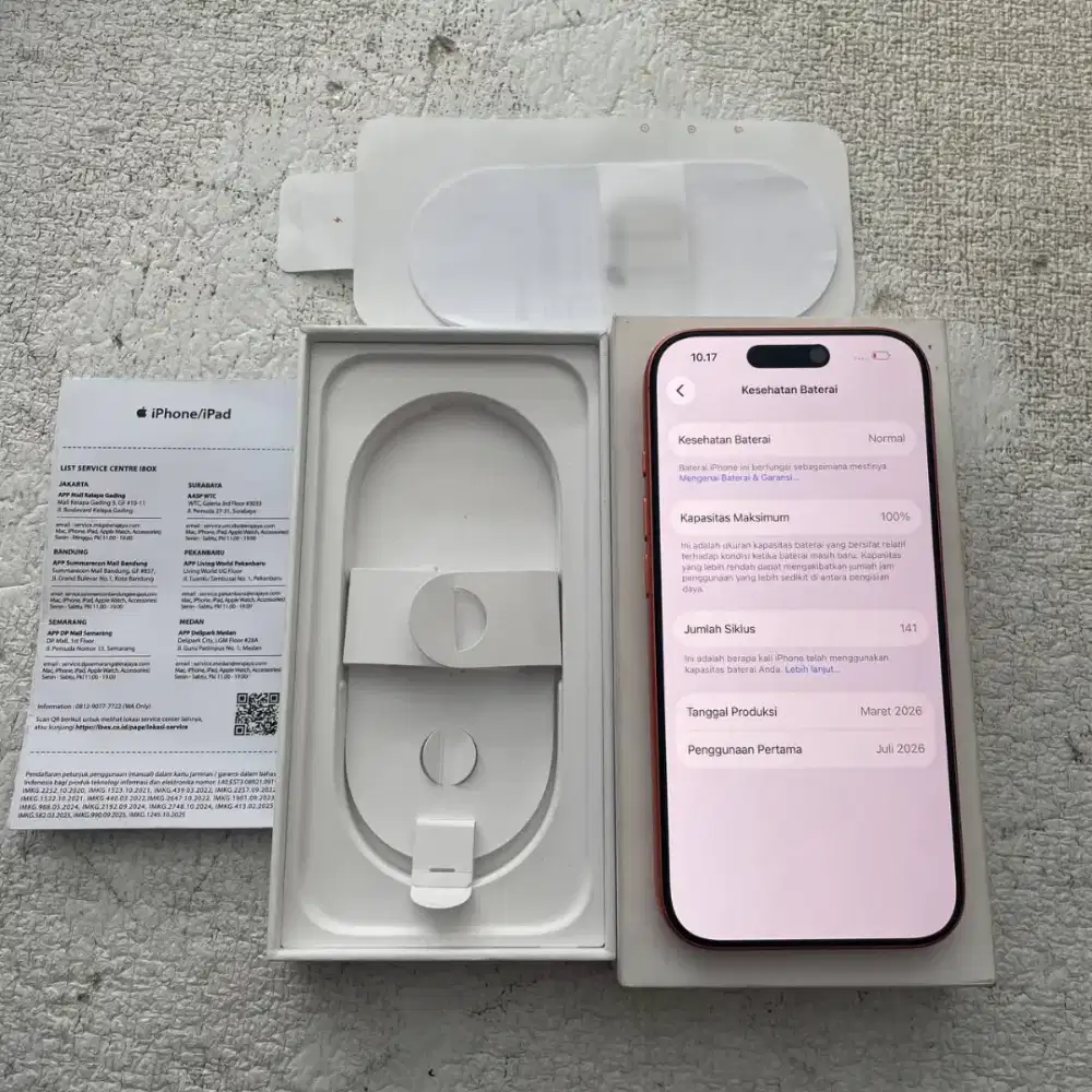 iPhone 17 Pro iBox PA/A Warna Cosmic Orange 256GB