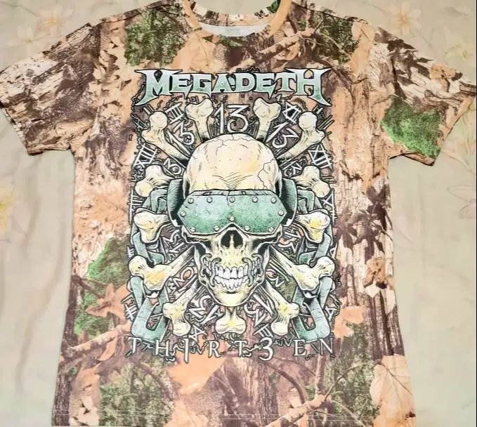 Kaos official Megadeth - Thirteen Vic Rattlehead Camo