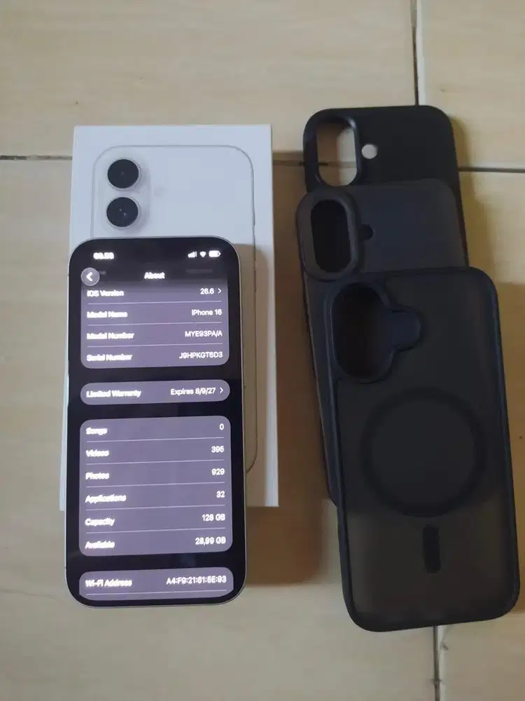 Iphone 16 128gb garansi resmi ON