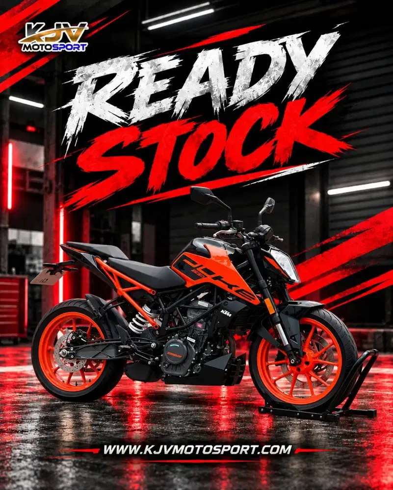KTM DUKE 200 ABS 2023 ORANGE KM 2K PAJAK PANJANG SIAP GASPOL