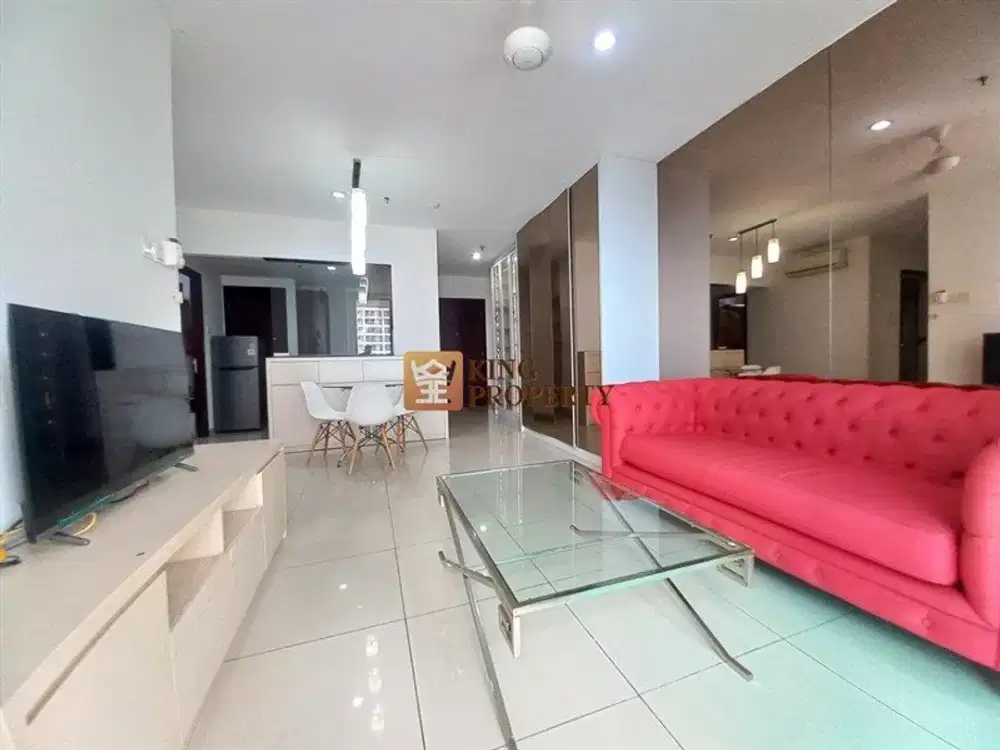 Disewakan Apartemen Central Park Residences Lantai Rendah 2BR+1 Luas 93m2 Fully Furnished Nyaman Terawat Terhubung Langsung Mall CP Di Tanjung Duren
