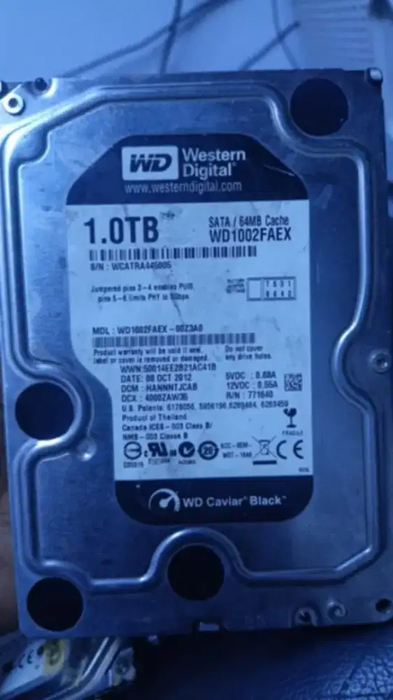 HARDISK CABUTAN PC