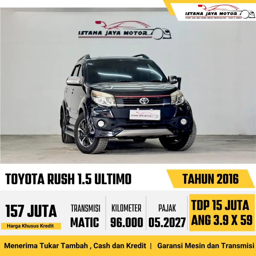 TOYOTA RUSH 1.5 ULTIMO 2016