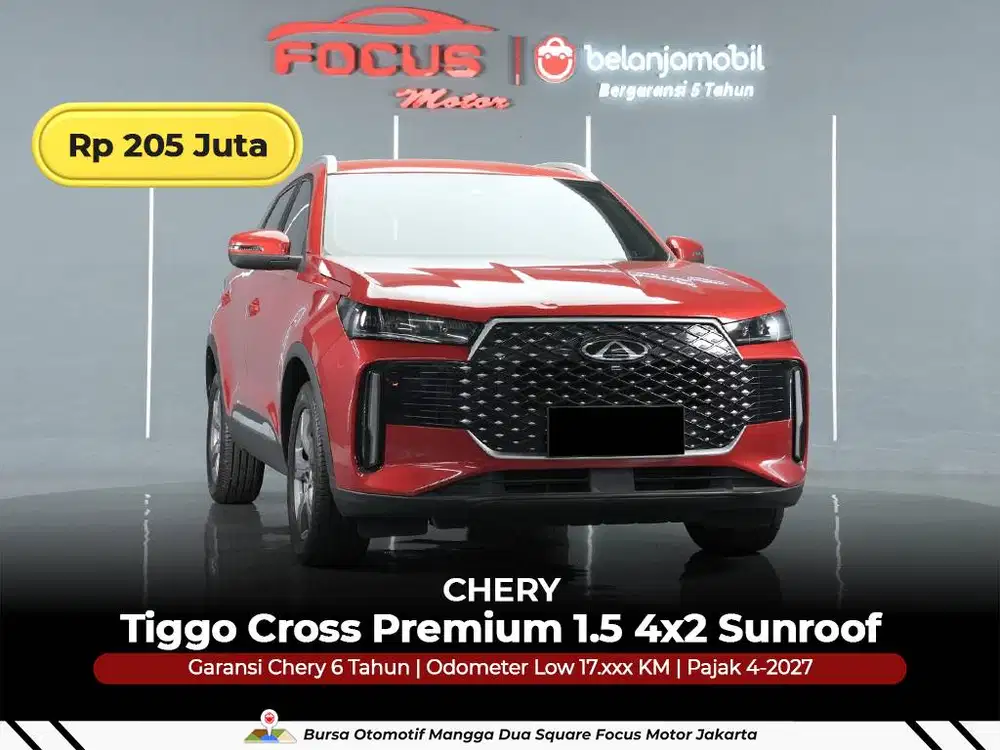 [ GARANSI 5TH LOW KM ] Chery Tiggo Cross Premium 1.5 2024/2025/2026