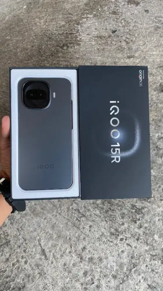 IQOO 15R 5G 12/512 (Black), BH100%, Garansi Resmi Juli 2027