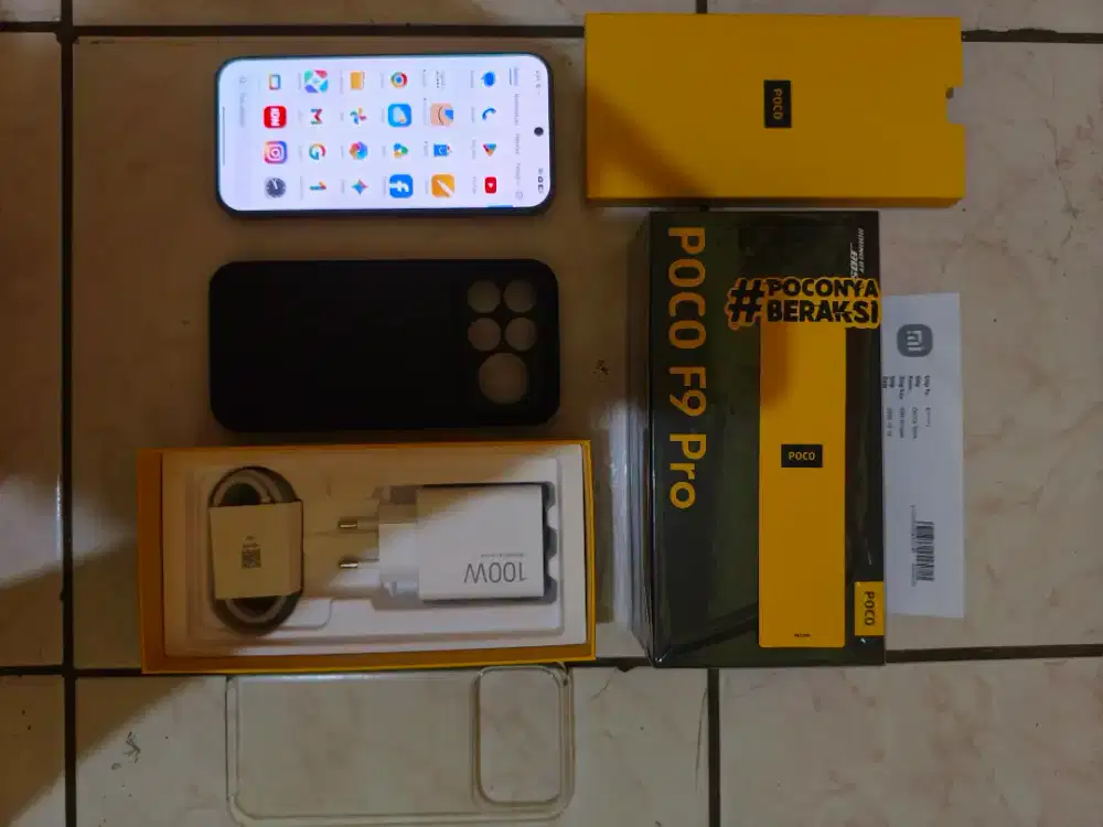 POCO F9 PRO 12/512 FULLSET LIKE NEW