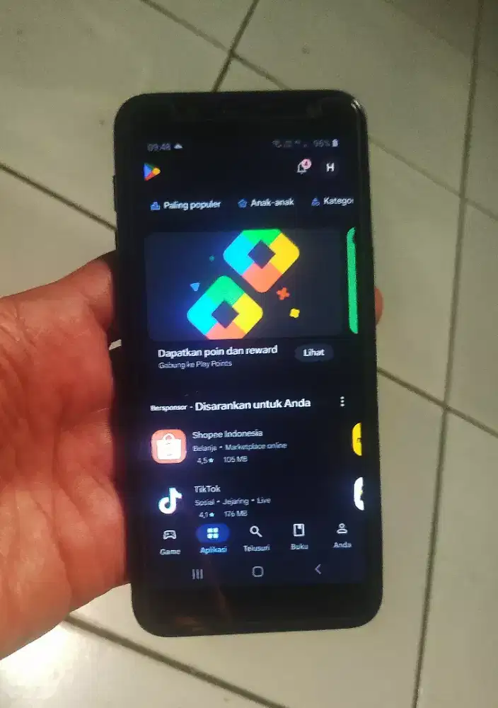 Jual samsung J6 3/32 android 10