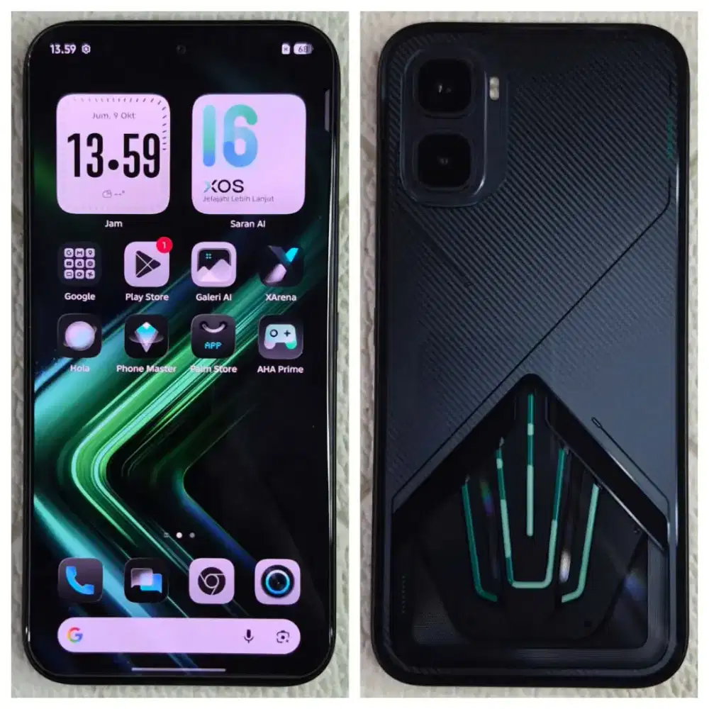 INFINIX GT50 PRO RAM 12/256 FULLSET SUPER MULUS NO MINUS
