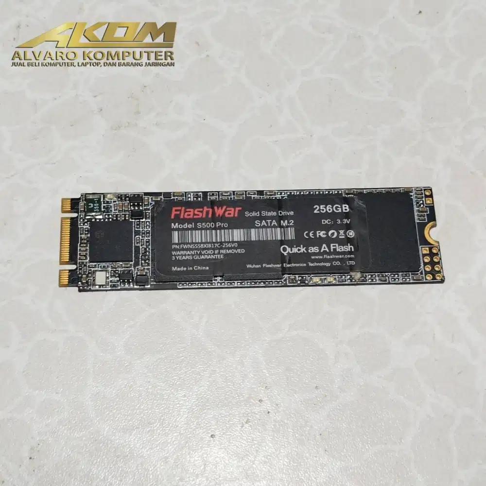 Flash War S500 Pro SSD 256GB NVMe