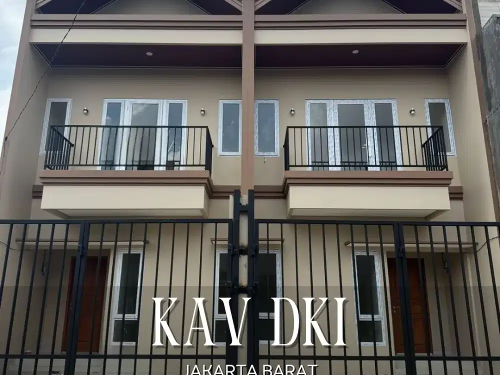 DIJUAL CEPAT 2 UNIT RUMAH BARU SIAP HUNI DI KAV DKI JAKARTA BARAT