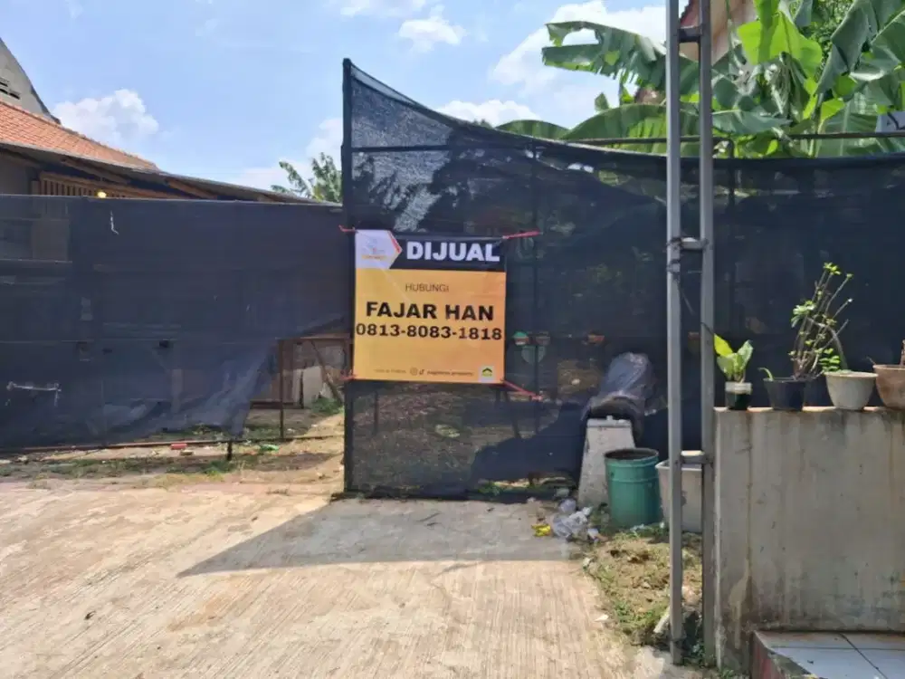 Dijual tanah di Jalan Sumatra Jombang Ciputat