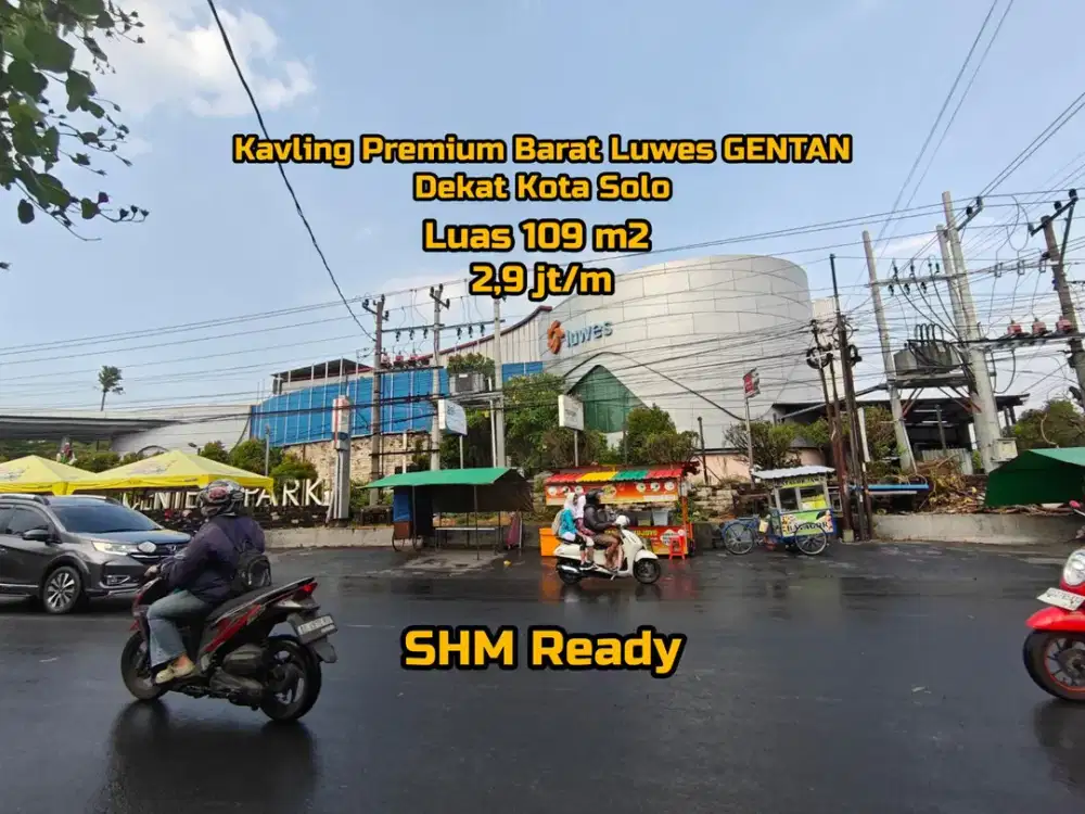 JUAL TANAH KAVLING PREMIUM DI PURBAYAN BARAT LUWES GENTAN DEKAT KOTA SOLO