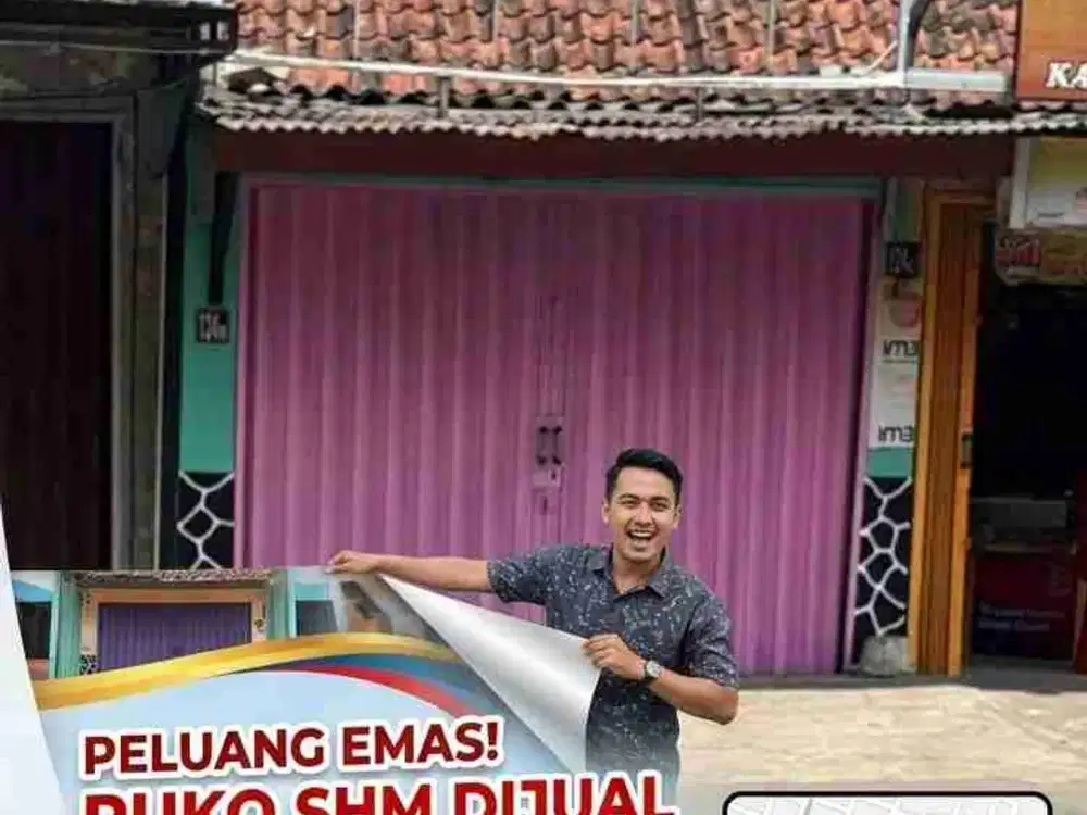 Ruko Kios Murah, SHM, Pinggir Jalan Raya, Dijual Cepat, BU