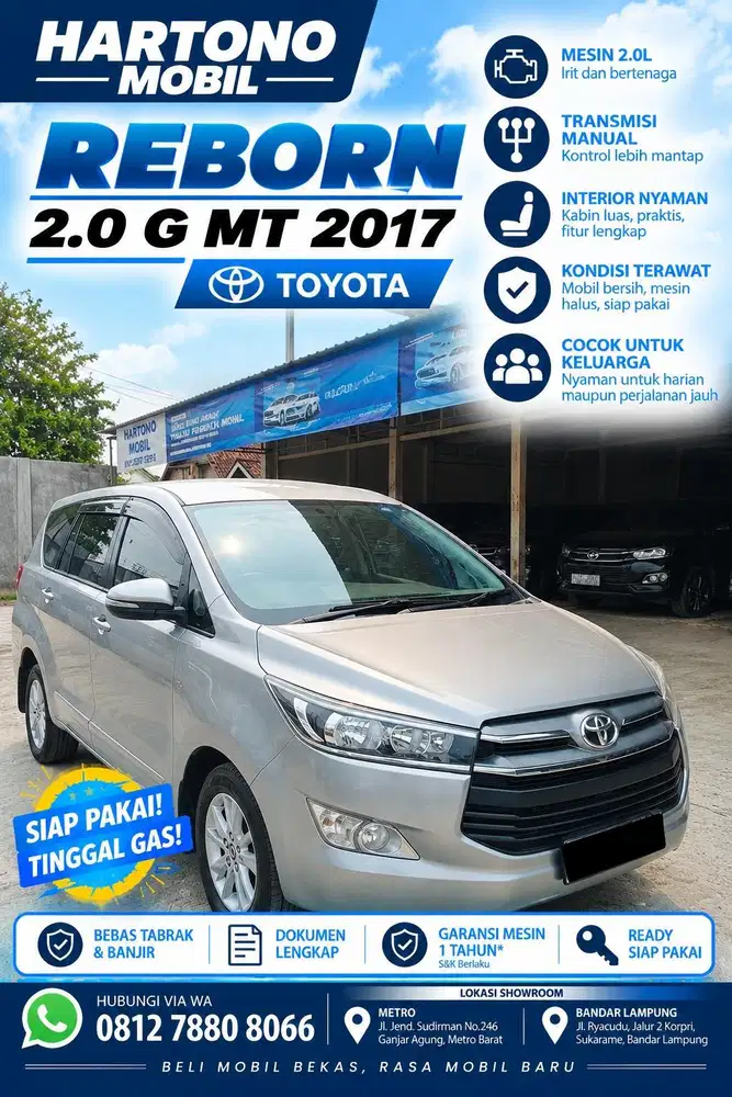 REBORN 2.0 G MANUAL 2017