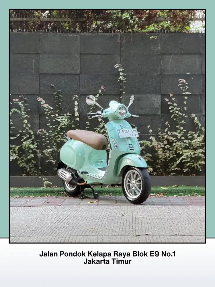 TERMURAH PIAGGIO VESPA PRIMAVERA 150 IGET ABS TH 2022 GREEN RELAX