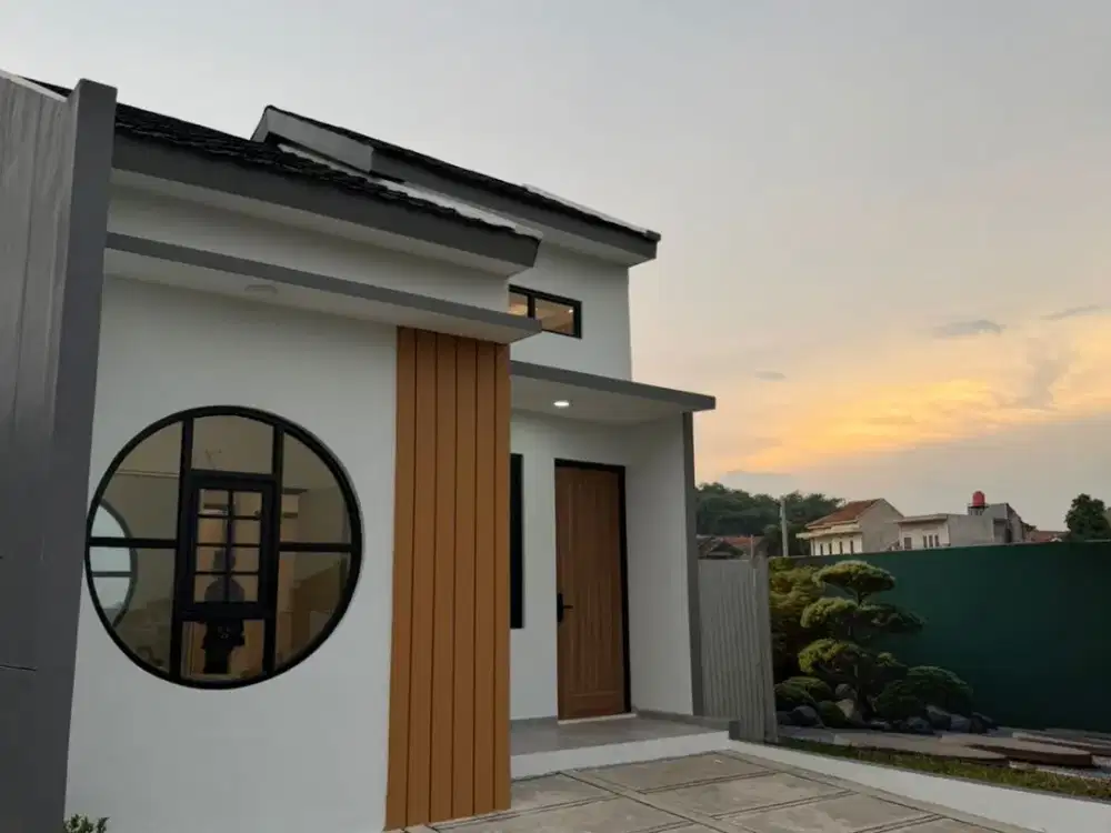 Rumah Modern Minimalis Nuansa Jepang Ameta Kyoto Akses Tol & Mall Fasilitas Lengkap