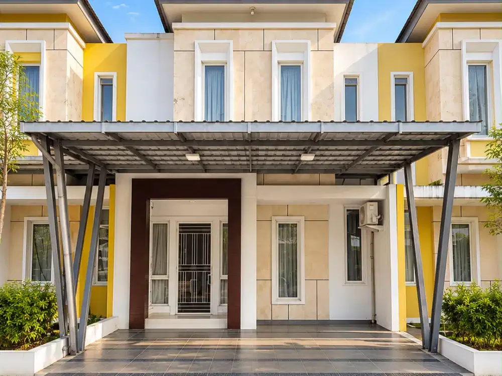Dijual Rumah 2 Lantai Cluster Leora Alam Sutera – Semi Furnished, SHM, Carport 2 Mobil