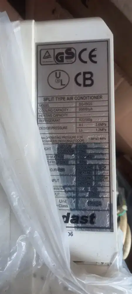 Ac dast 1 pk freon R22