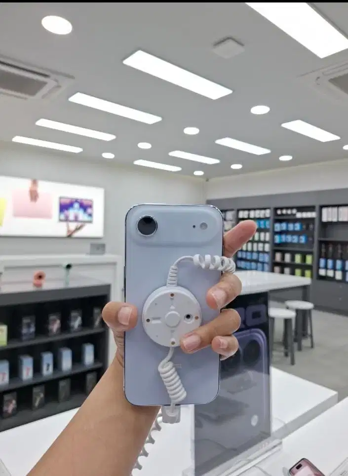 Iphone air new biru muda