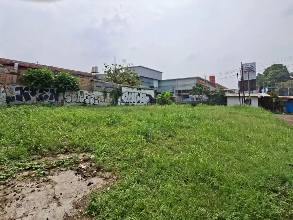 Dijual Tanah Komersial Luas di Pinggir Jalan Raya Tajur Bogor Sebelah Auto2000