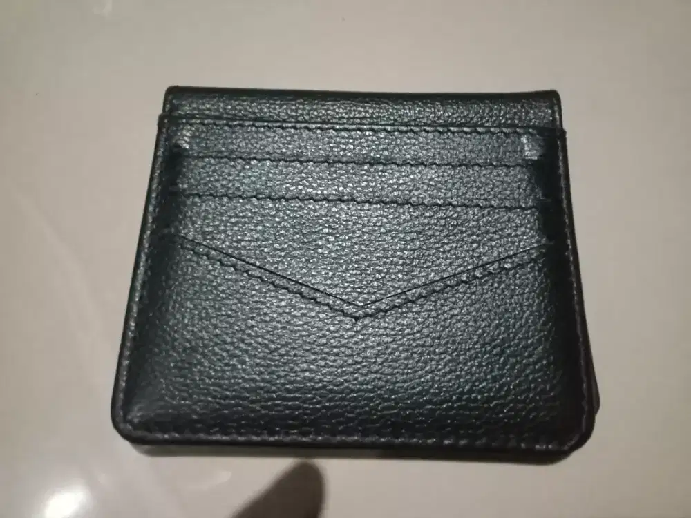 Dompet kartu kulit sapi asli kondisi baru