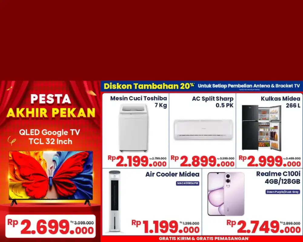 PROMO WEEKEND HARGA MEROSOT