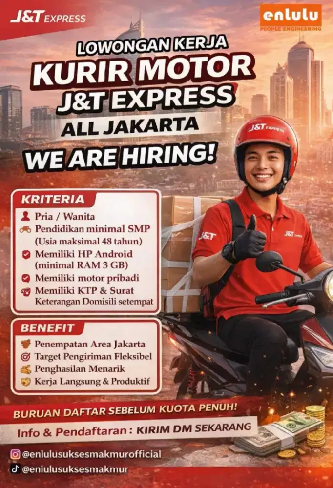 LOWONGAN KURIR PAKET J&T EXPRESS