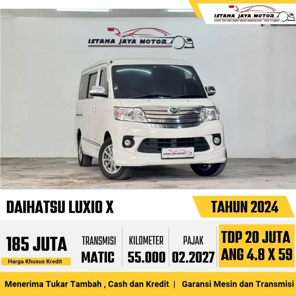 Daihatsu Luxio X AT th 2024 #istana jaya motor