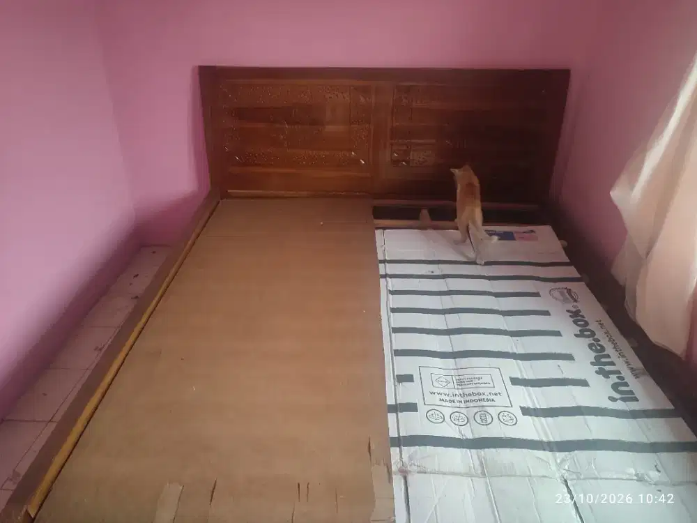 Di jual DIPAN kayu ukuran king size