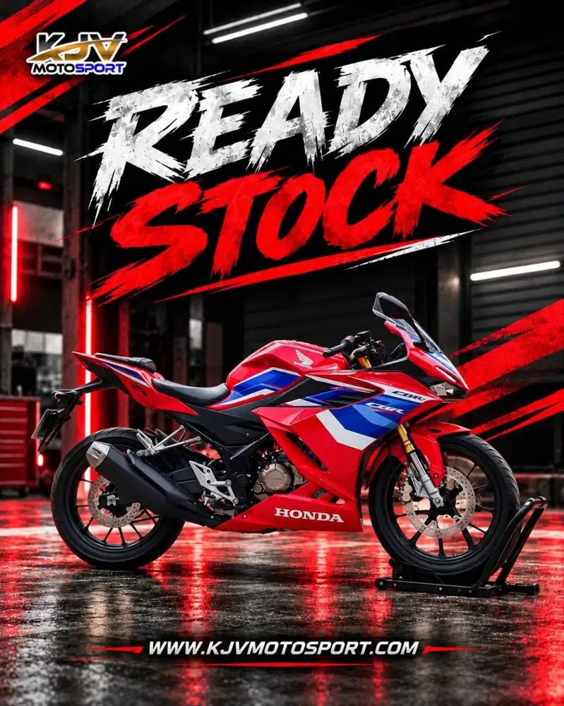 HONDA NEW CBR 150R TRICOLOR 2022 MERAH KM LOW PAJAK PANJANG SIAP GASS