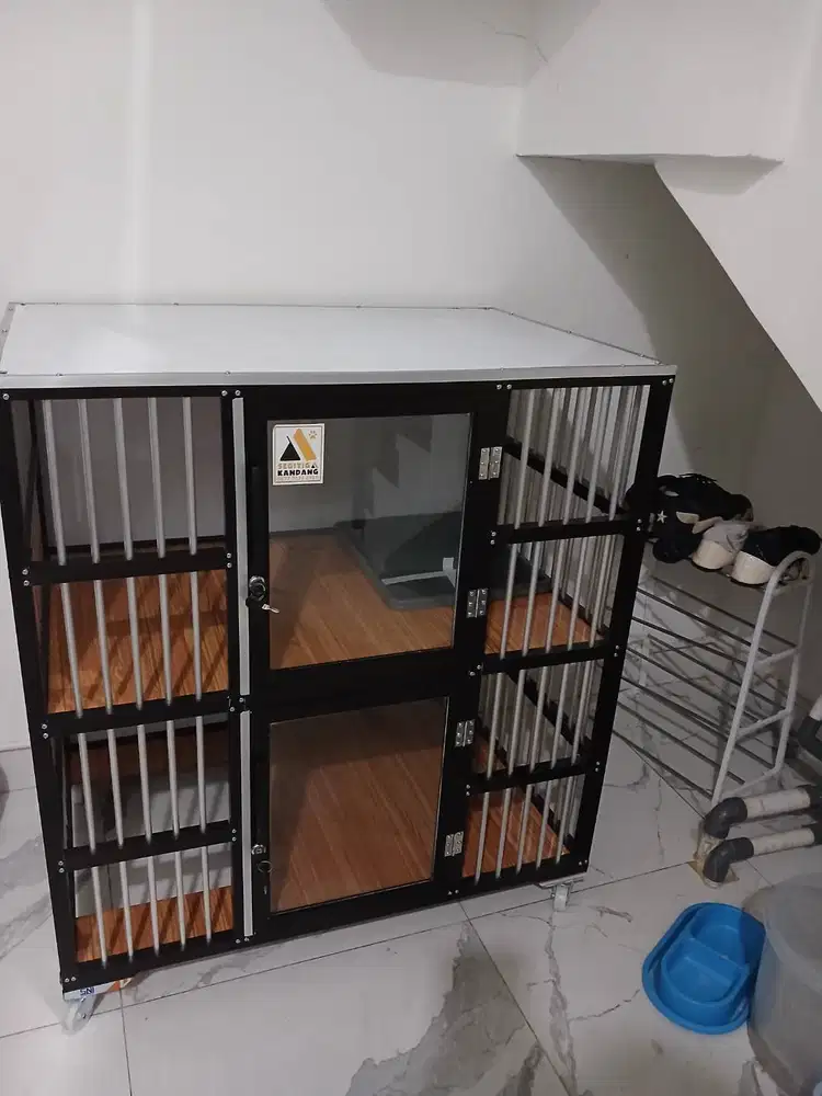 Kandang kucing 2 pintu, brand new