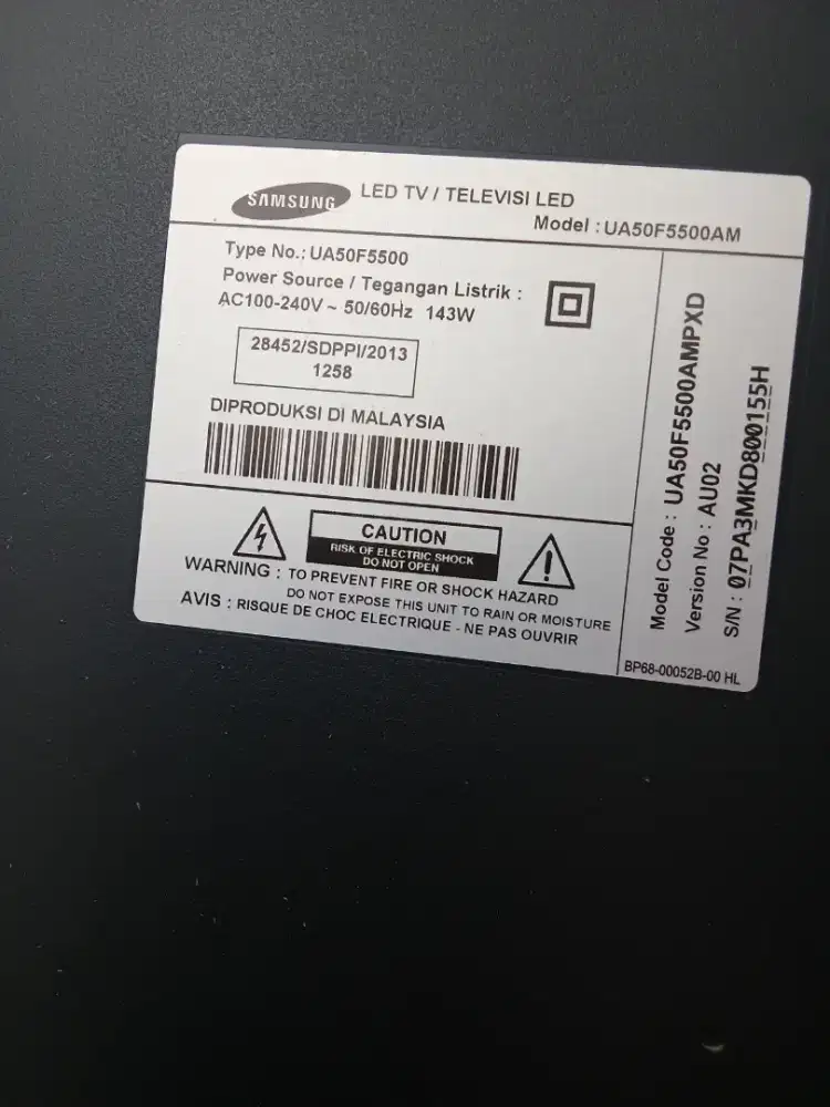 Jual murah smart tv led samsung 50 inch bs youtube,normal, 2,9jt nego