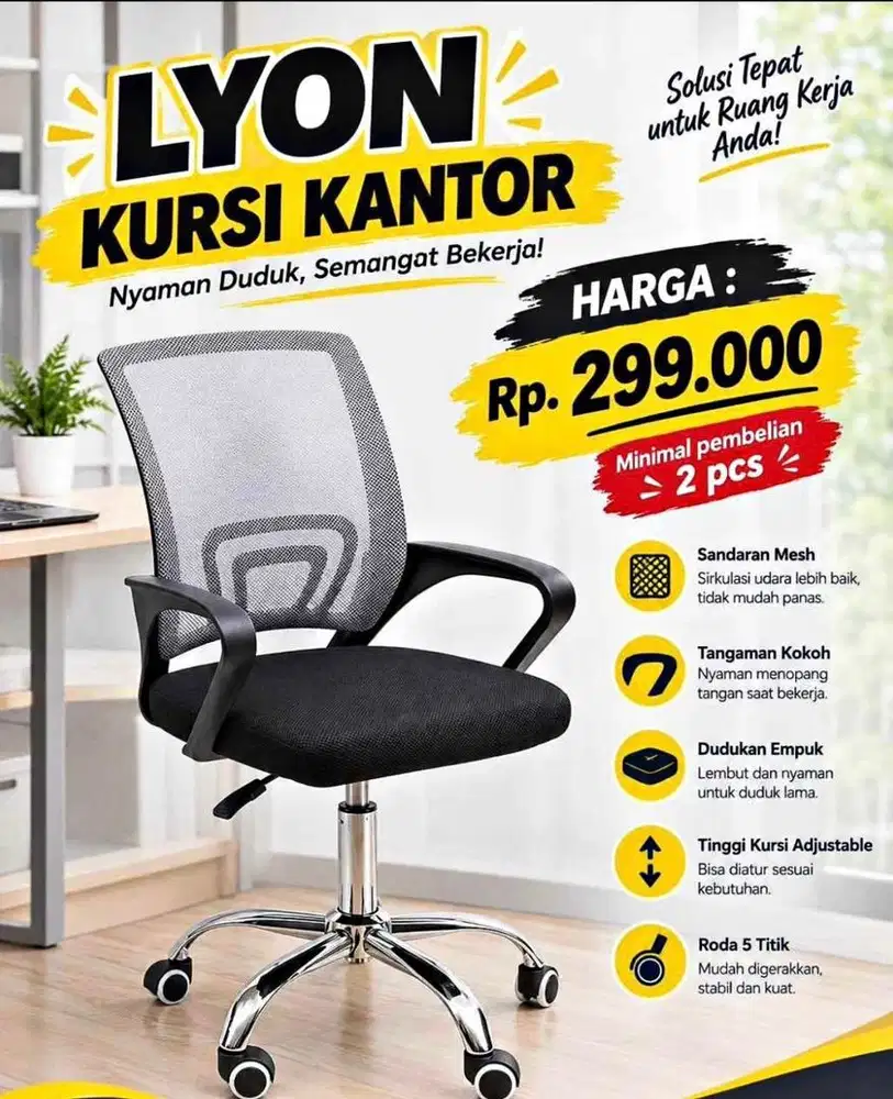 Kursi kantor paling murah