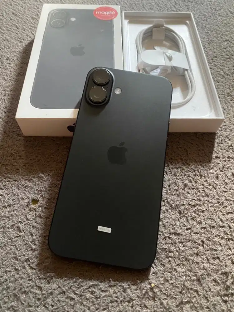 Iphone 16 Plus 128 GB Black Digimap Garansi ON Maret 2027
