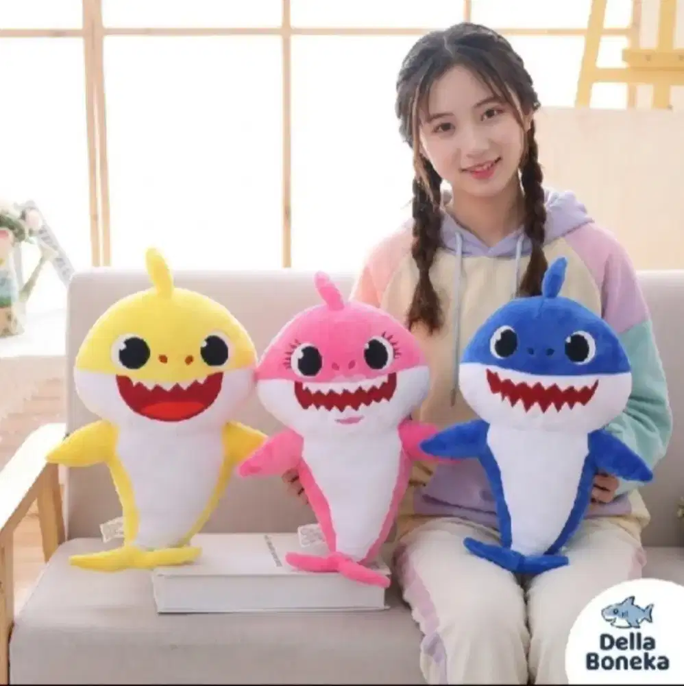 Boneka Baby Shark 3 cm