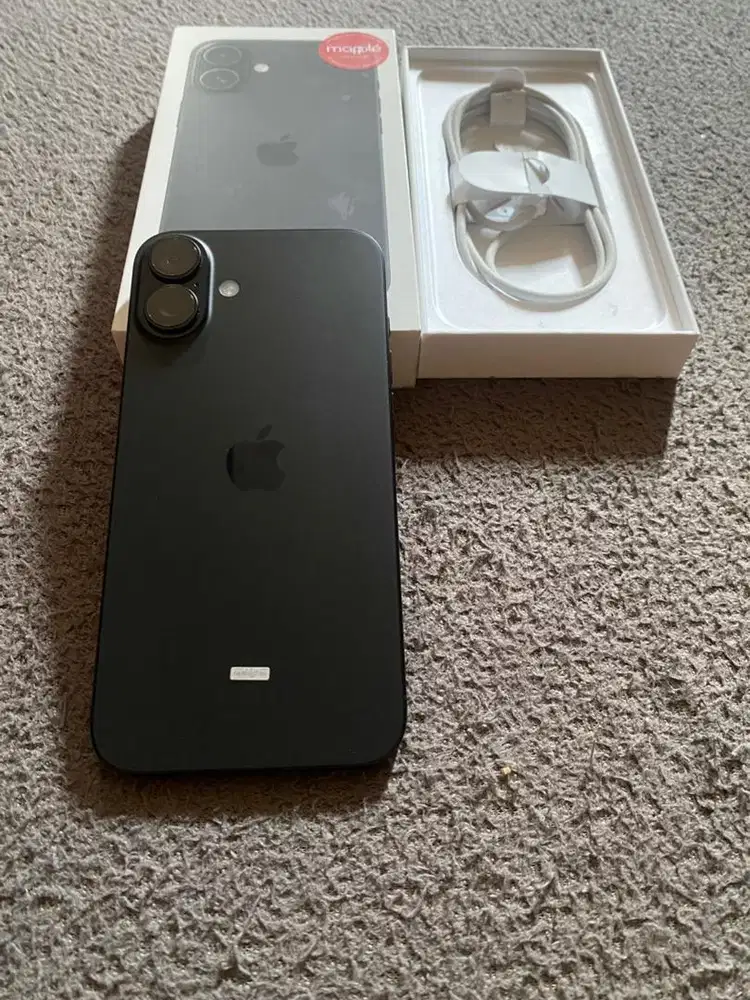 Iphone 16 Plus 128 GB Black Digimap Garansi ON Maret 2027