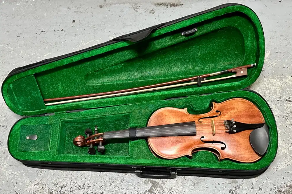 Biola gaetano guadagnini turin arca 1780 Set Bow Tas Senar Elit