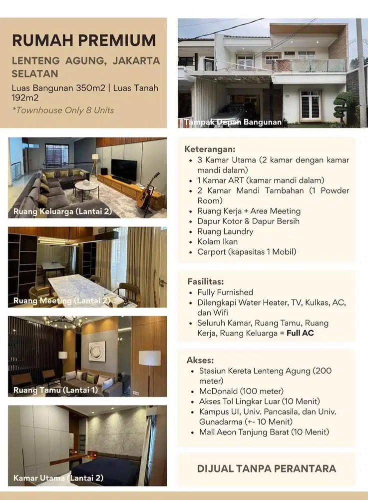 RUMAH FULL FURNISHED - MURAH