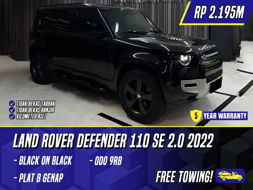 Land Rover Defender 110 SE 2.0 2022 Black Hitam P300