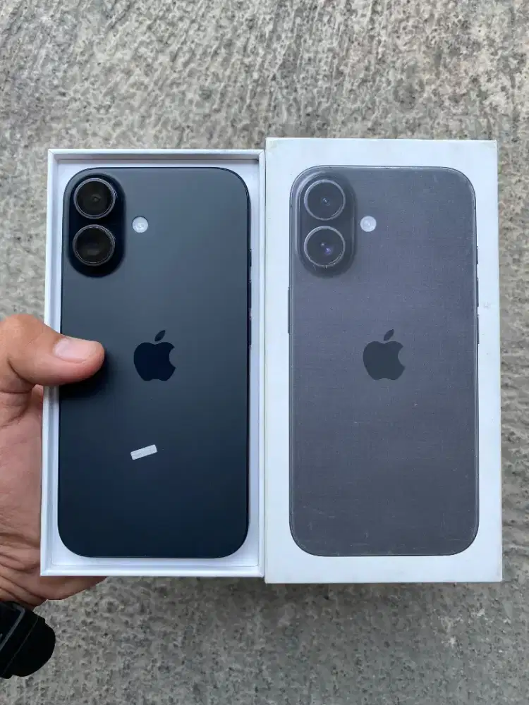 iPhone 16 128GB (Black),Ex Resmi Digimap, BH92%/445, Grs Jan 2027